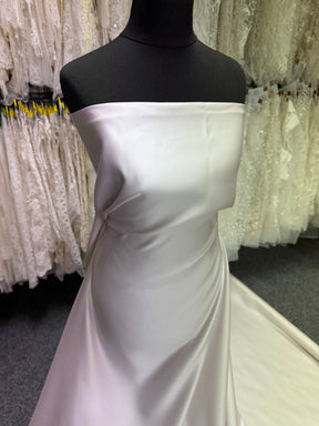 Dusty Grey Polyester Satin - Moldova