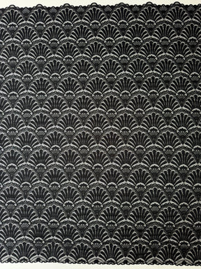 Schwarze Stretch-Spitze - LB7009