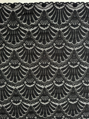 Schwarze Stretch-Spitze - LB7009