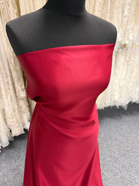 Burgundy Polyester Satin - Moldova