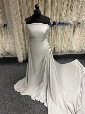 Silver Polyester Satin - Moldova