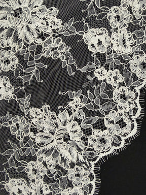 Ivory Corded Lace Trim - Fawn