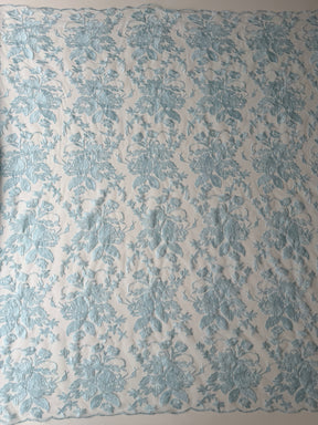 Babyblaue bestickte Spitze – EB5018