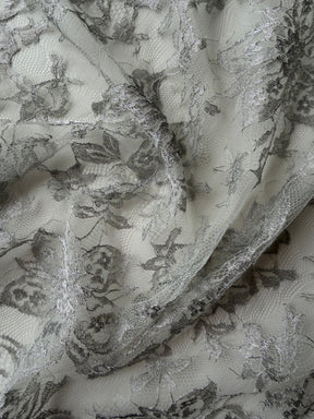 Silberne Chantilly-Spitze - P183