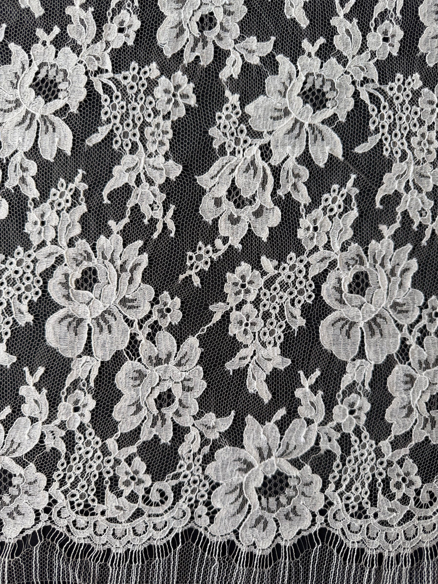 Beige Chantilly-Spitze - P305 (140cm)