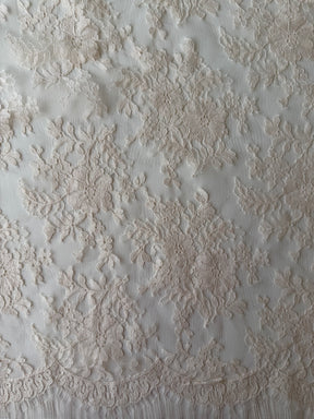 Austernrosa Chantilly-Spitze - P294
