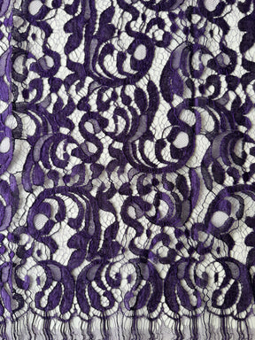 Violette italienische Spitze - P883