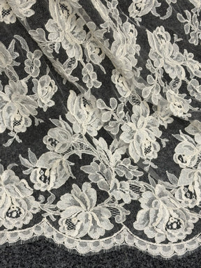 Ivory Corded Chantilly Lace – Mateo