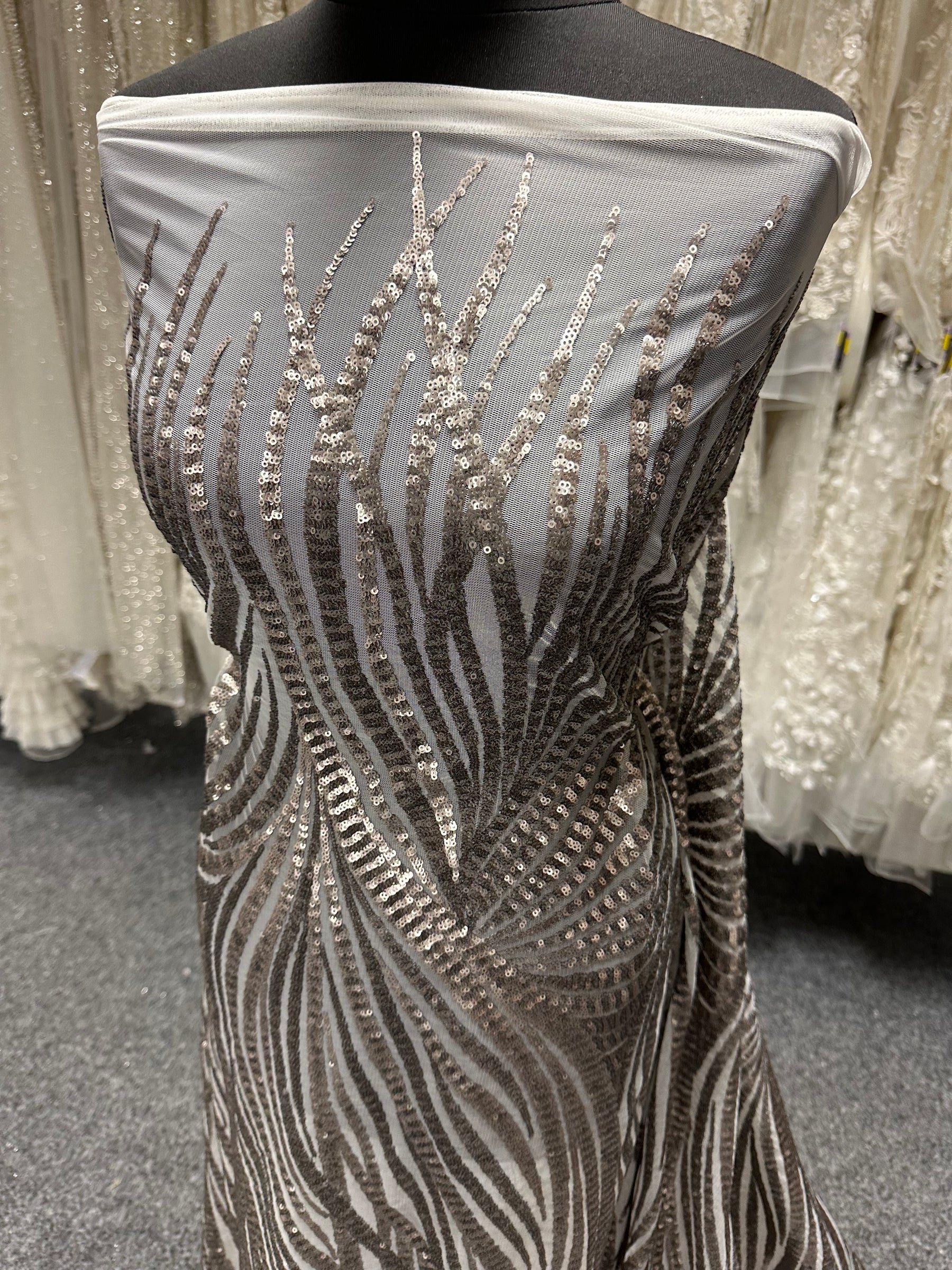 Schwarzer Glitzerstrick - Glitzer