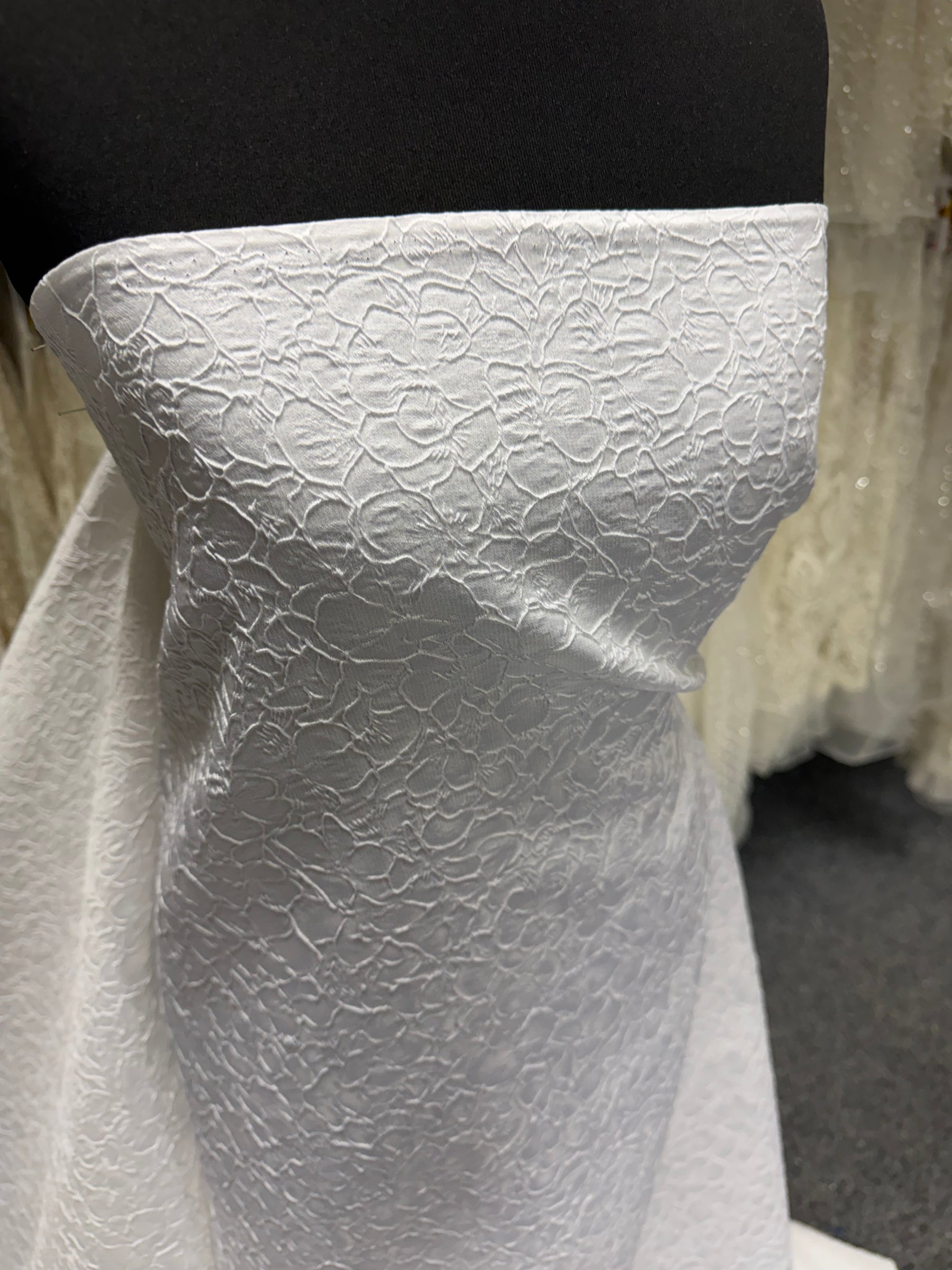 Weißer Jacquard - P659