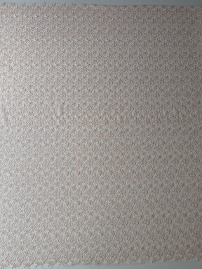 Muschelrosa bestickte Spitze - EB5010