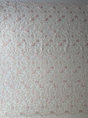 Muschelrosa Stickereispitze - EB5042