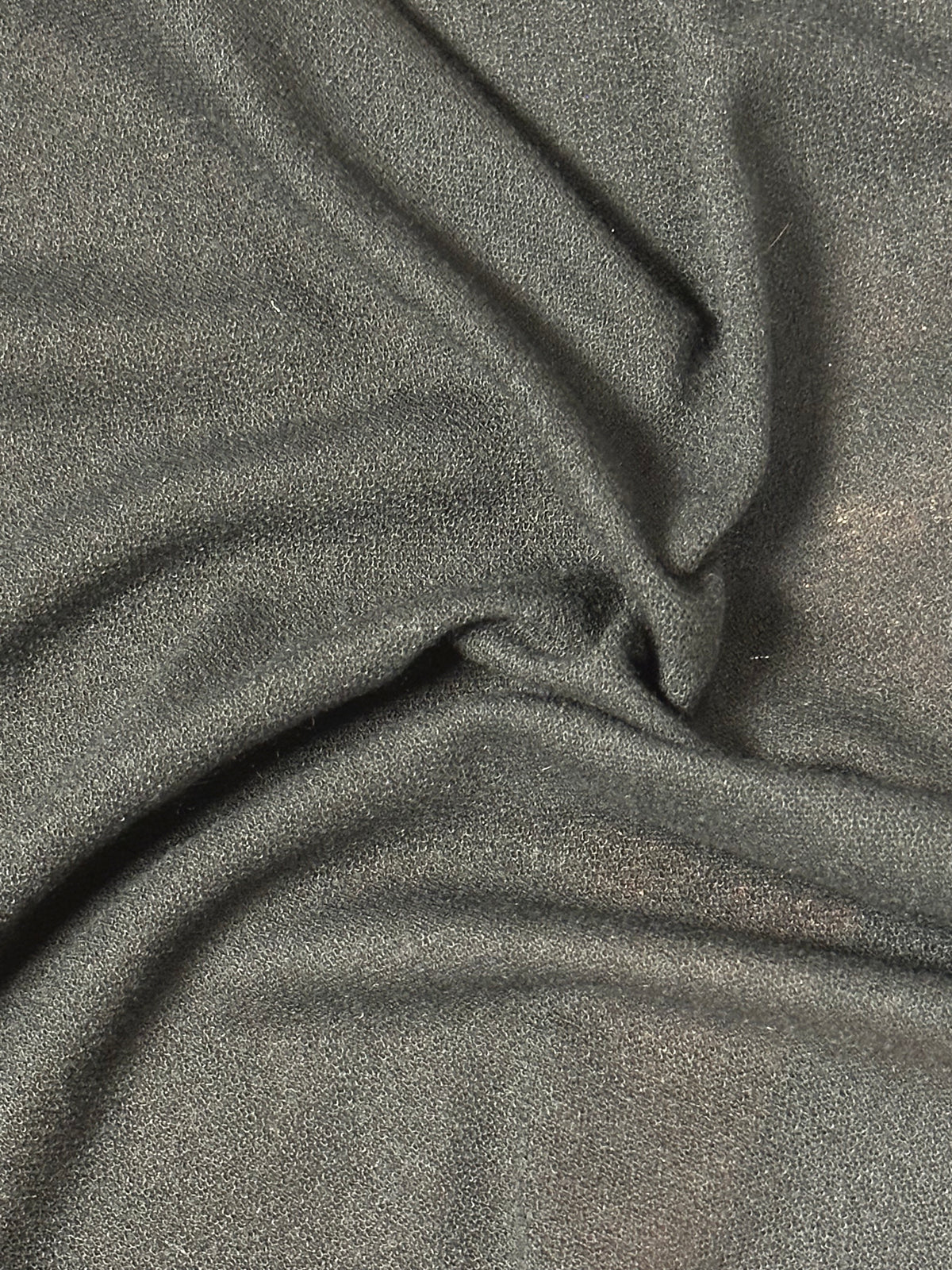 Schwarzer Strickkrepp - Valletta