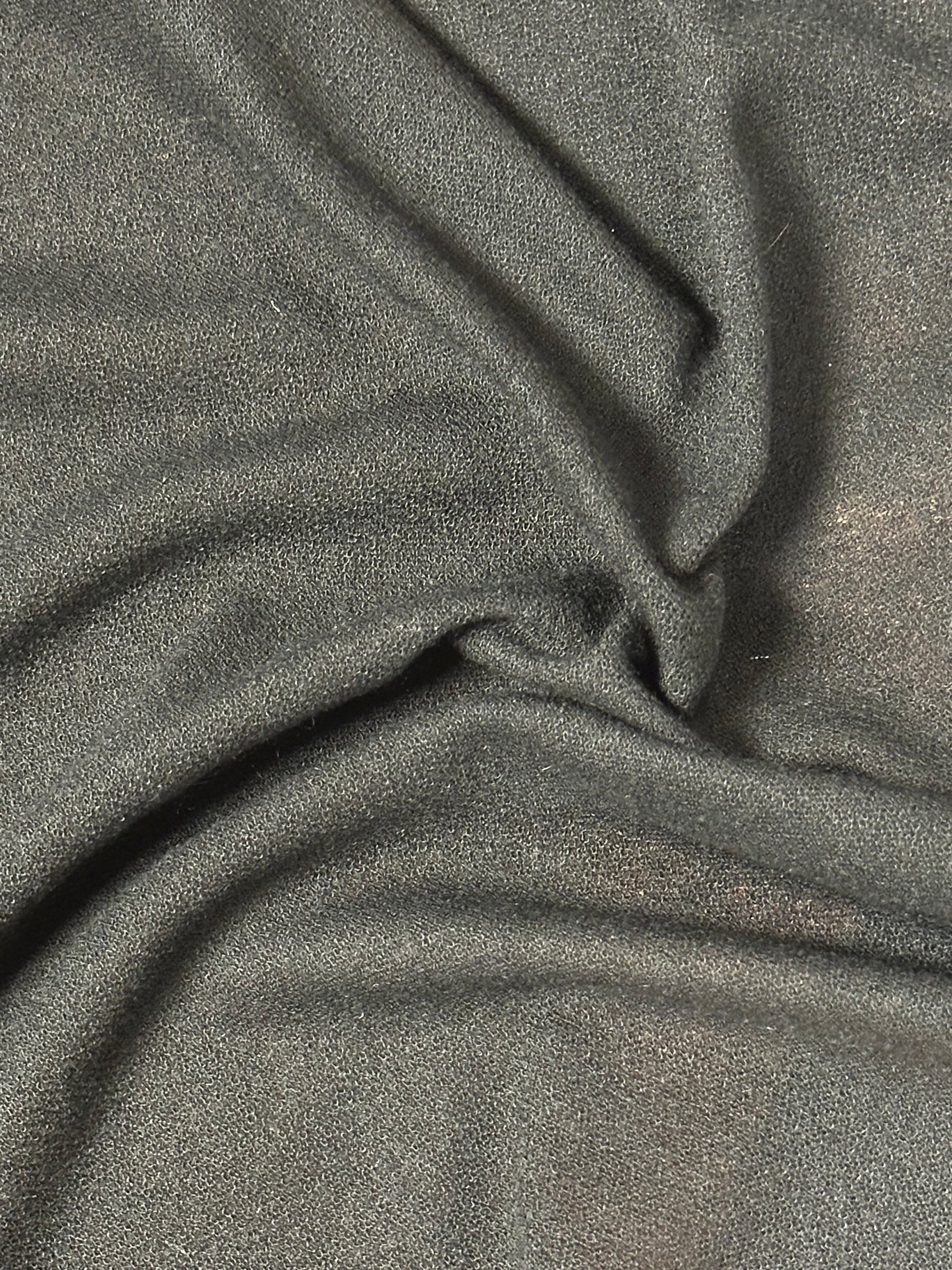 Schwarzer Strickkrepp - Vulkan