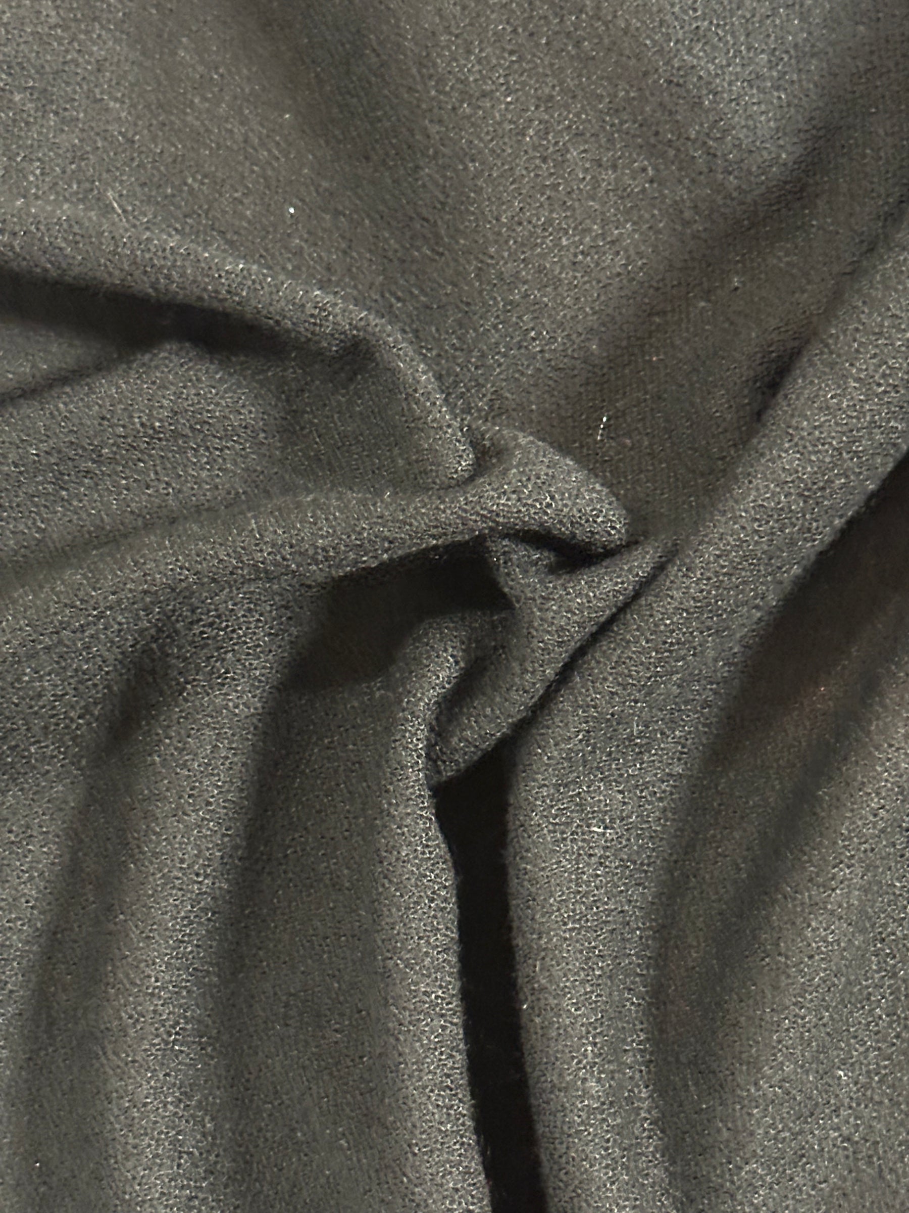 Schwarzer Strickkrepp - Vulkan