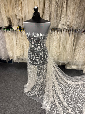 Ivory 3D Embroidered Lace - Kobi