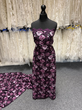 Lila Stickspitze - EB5024