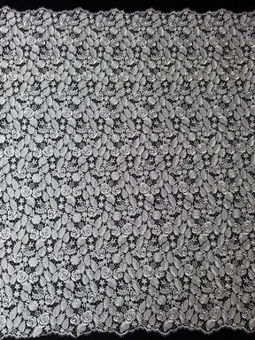Elfenbeinfarbene Guipure-Spitze - P428