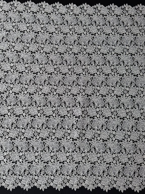 Elfenbein Pailletten Guipure Spitze - P414