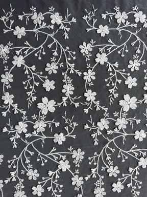 Ivory 3D Embroidered Lace - Kobi