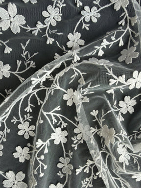 Ivory 3D Embroidered Lace - Kobi