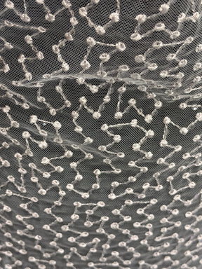 Paillettenstickerei-Spitze in Maulbeerrot - EB3029