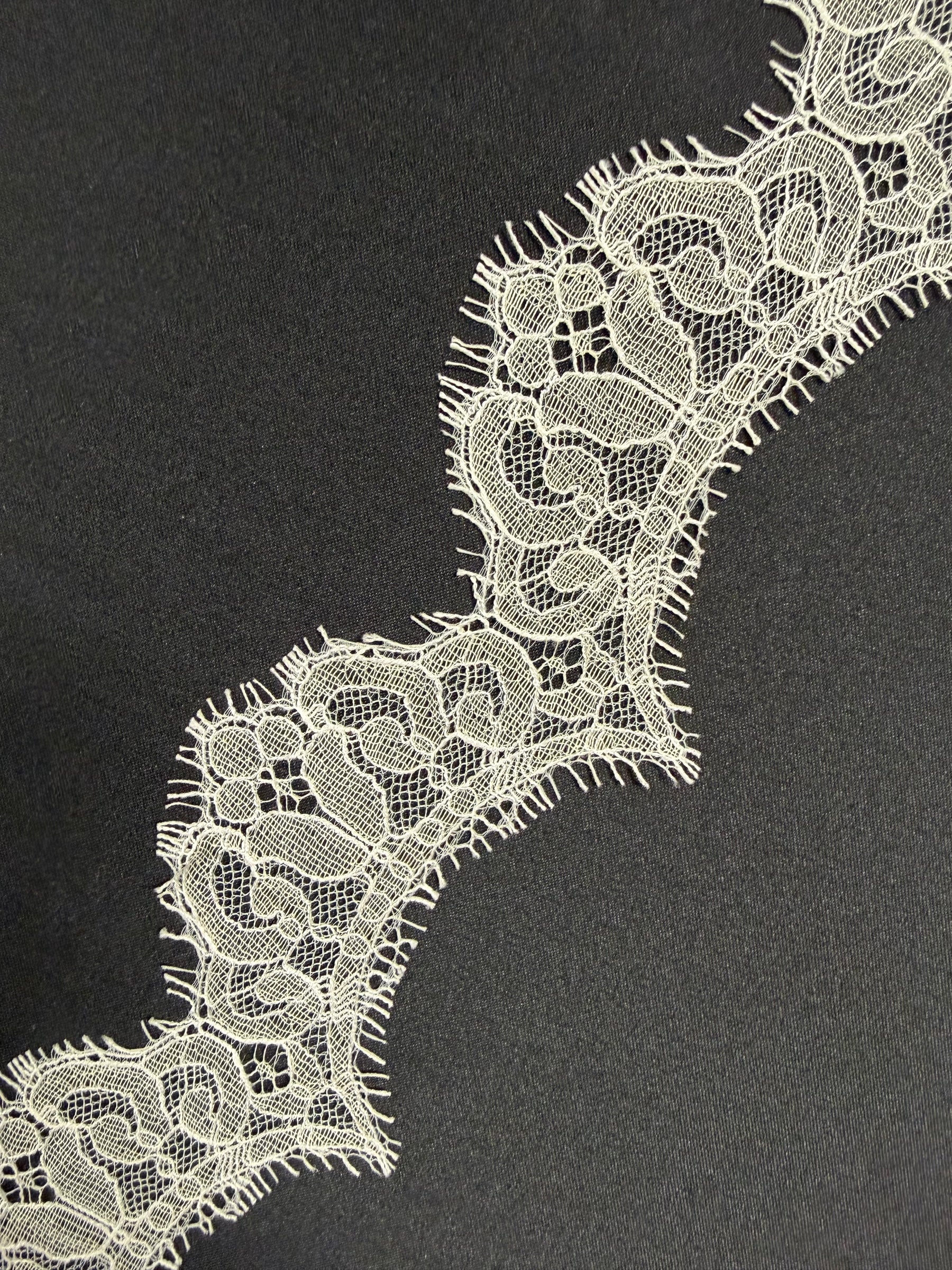 Ivory Chantilly Lace Trim - T360