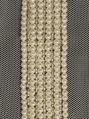 Elfenbeinperlen-Borte - T357