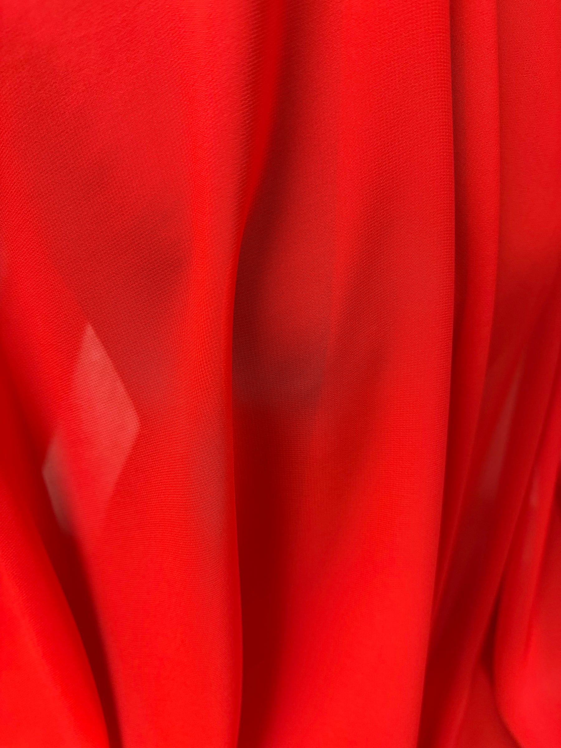Red Polyester Chiffon - Ballerina (CF)