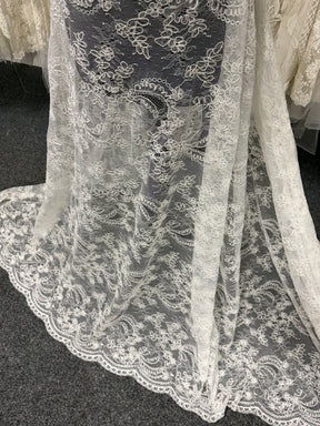 Pale Ivory Corded Lace - P902