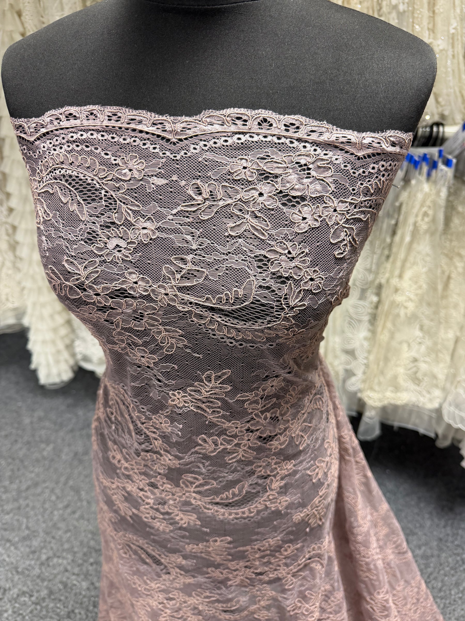 Mink Corded Lace - P902