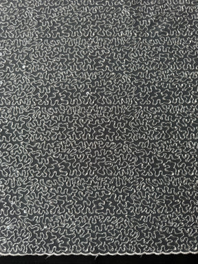 Muschelrosa bestickter Paillettentüll – EB3001
