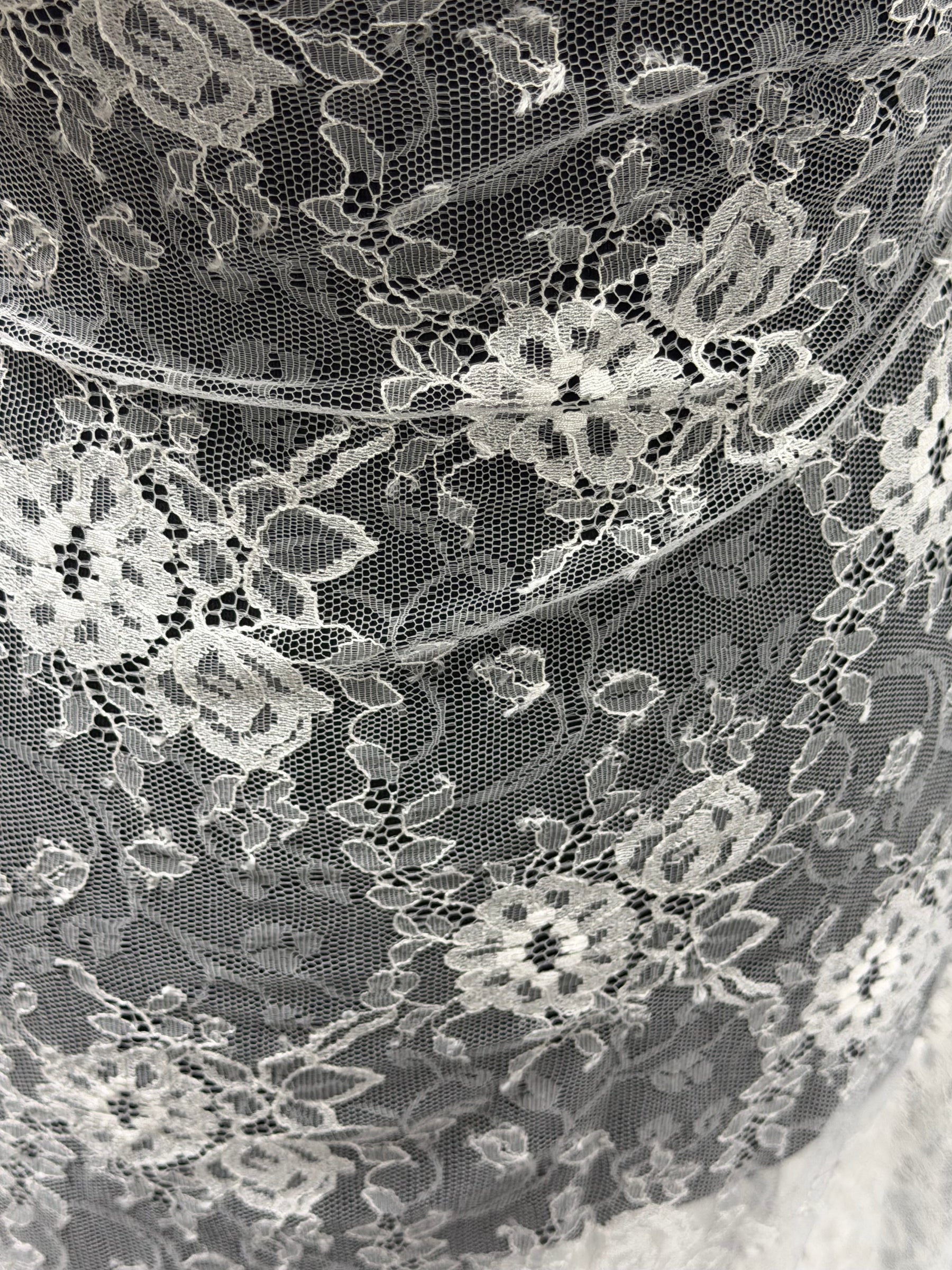 Ivory Chantilly Lace - P726