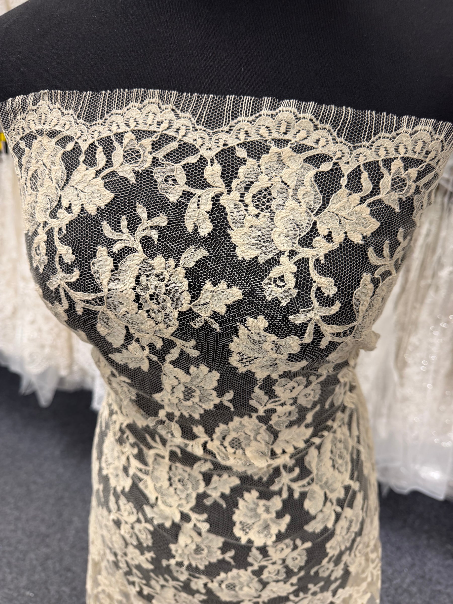 Gold Chantilly Lace - P288