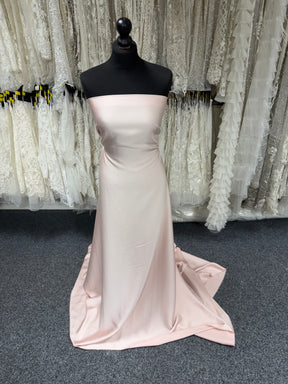 Nude Blush Polyester Satin Backed Crêpe - Nostalgic (CF)