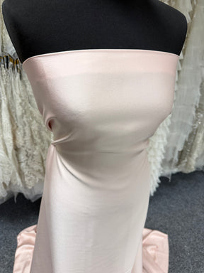 Nude Blush Polyester Satin Backed Crêpe - Nostalgic (CF)