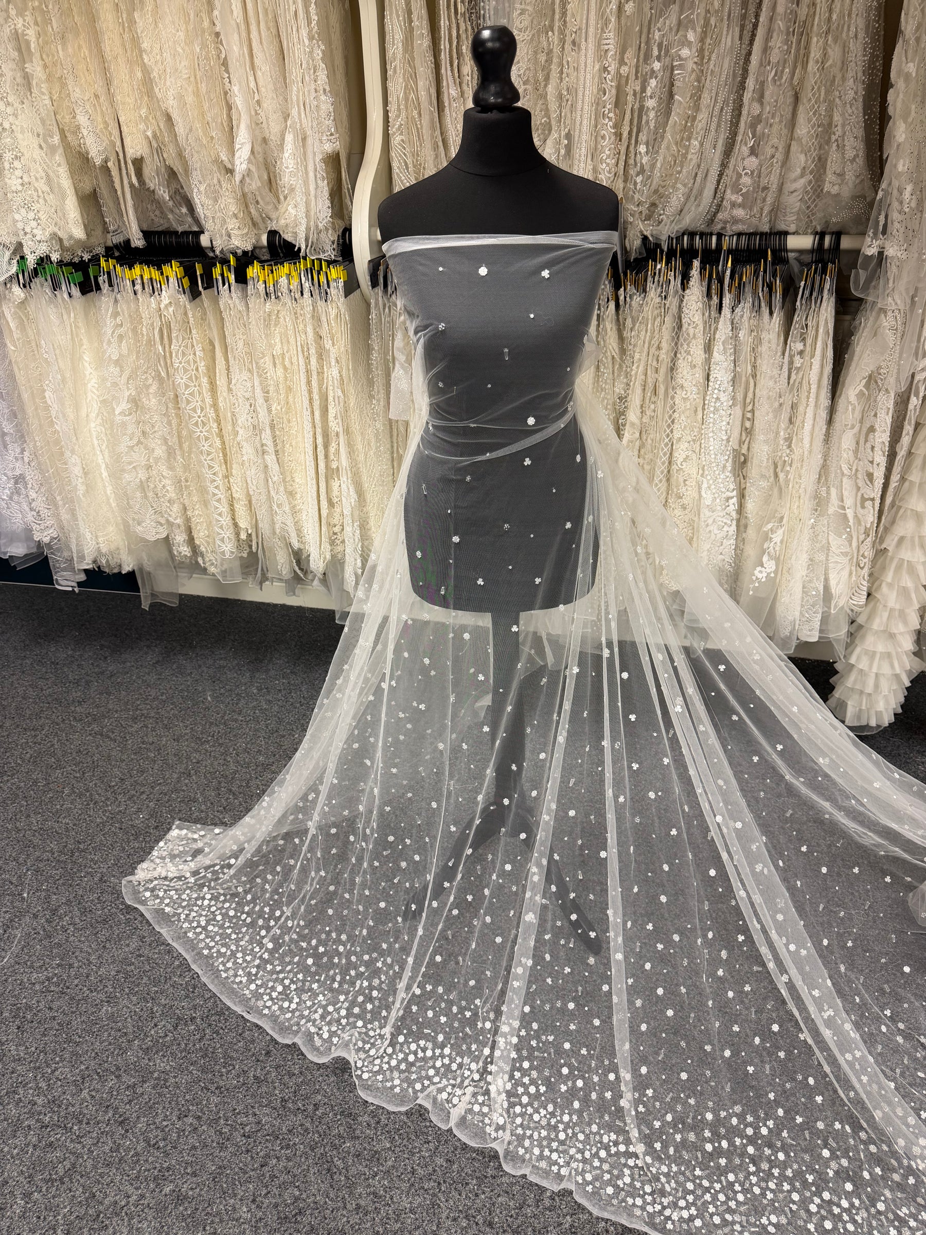 Ivory Sequin Lace - Baker