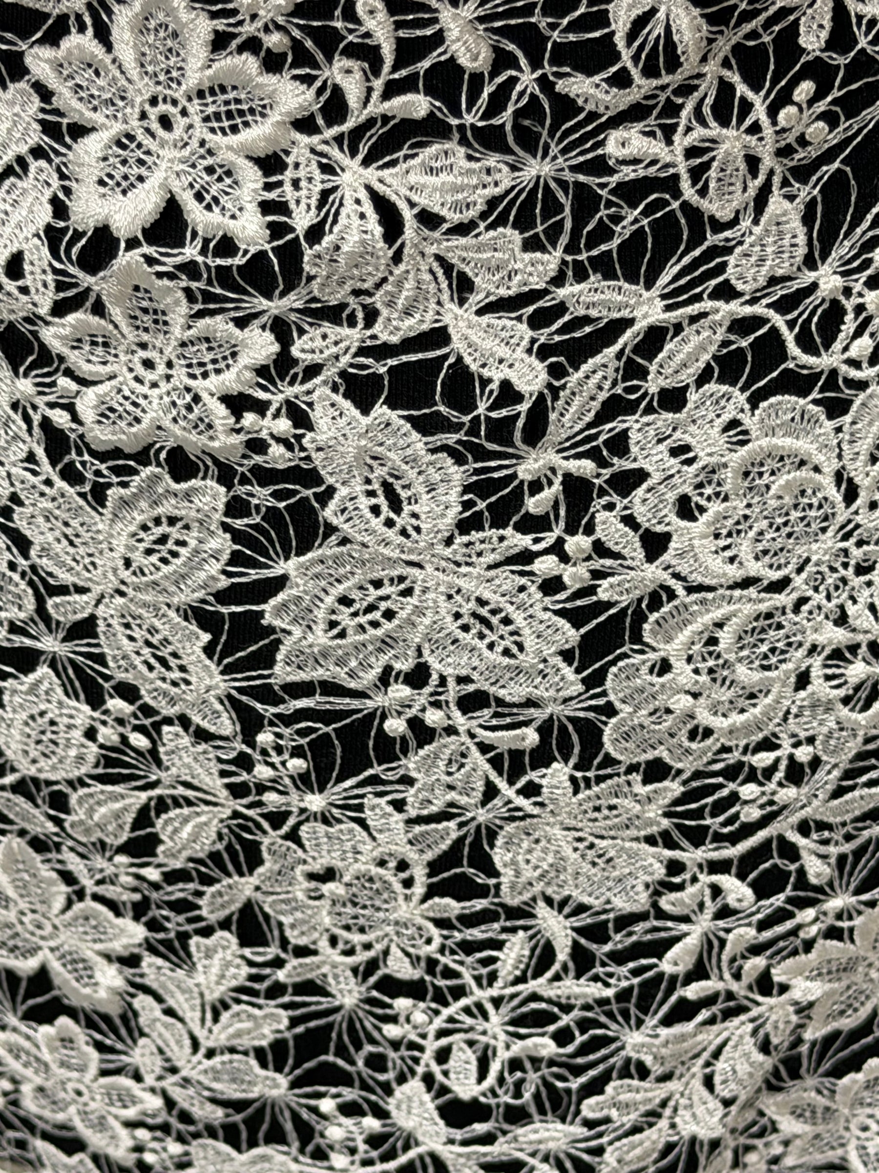 Ivory Guipure Lace - P356