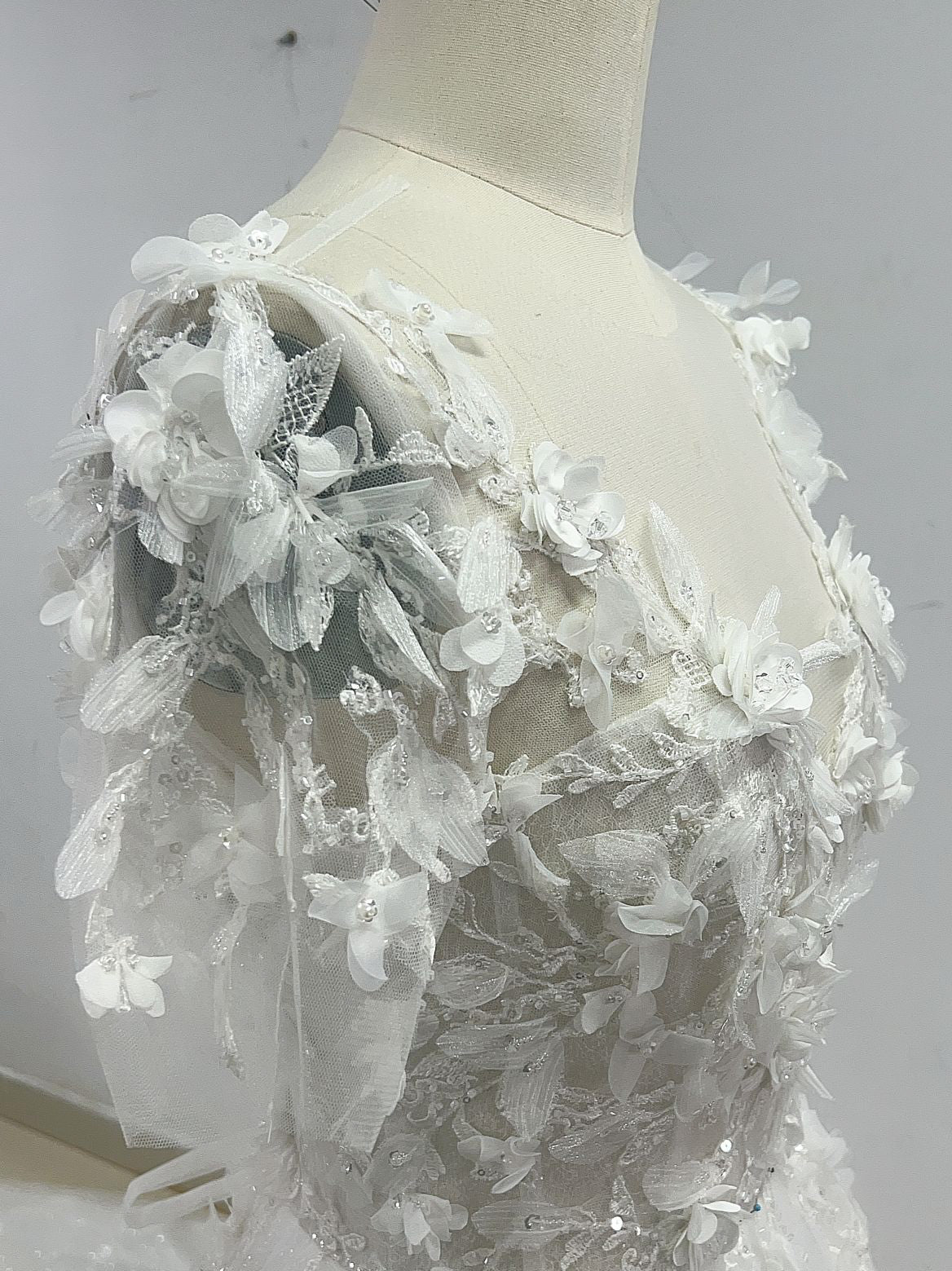 Ivory 3D Flower Lace - Oktober