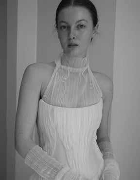 Elfenbeinfarbene Chantilly-Spitze – Jeans