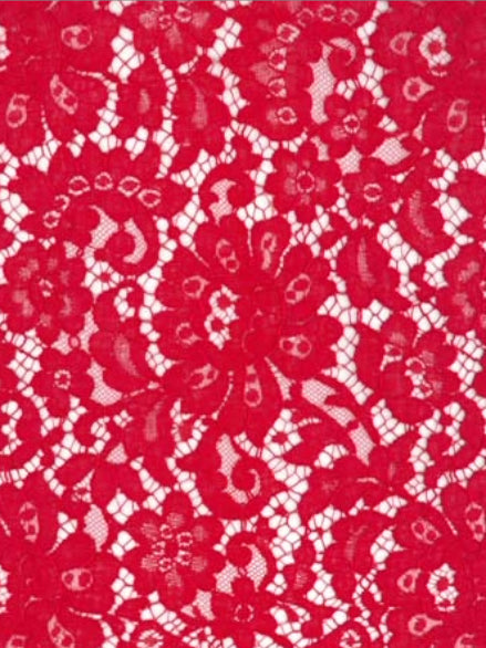 Rote Chantilly-Spitze - LA4001
