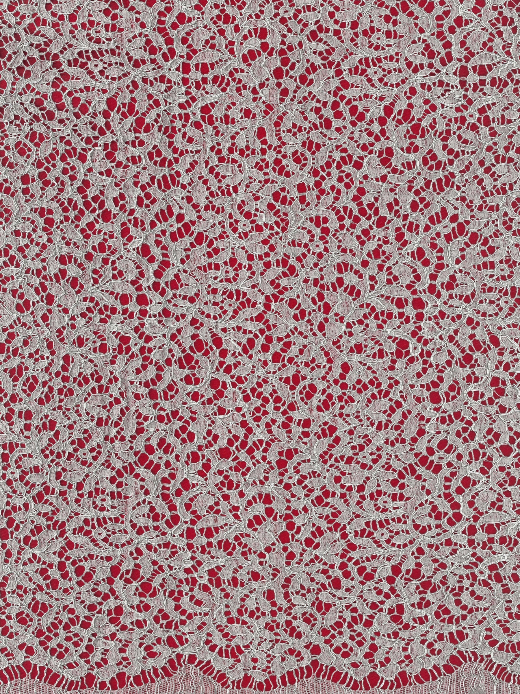 Silberbestickte französische Spitze – LA4005