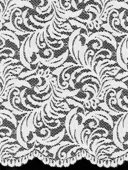 Elfenbeinfarbene Stretch-Spitze - LB7001