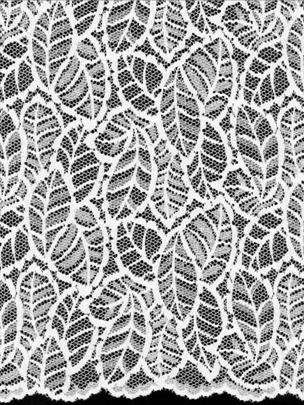 Elfenbeinfarbene Stretch-Spitze - LB7003