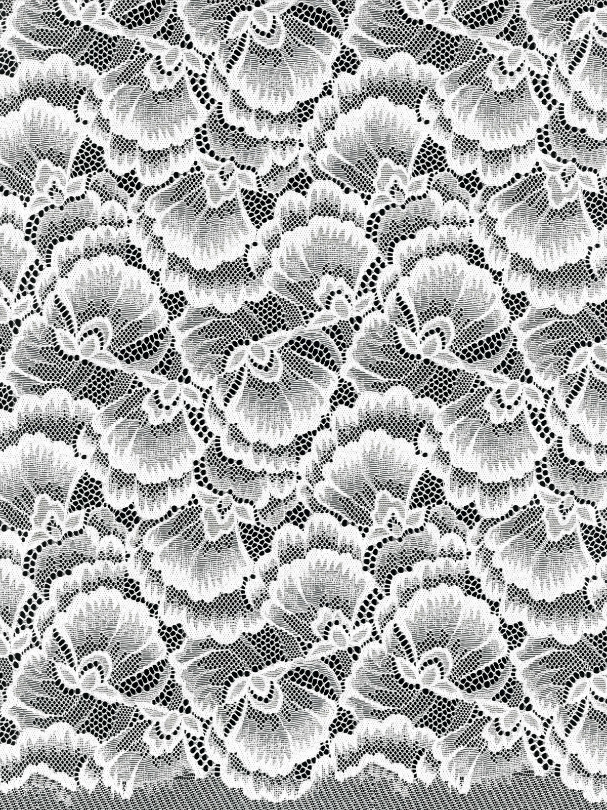 Hell elfenbeinfarbene Stretch-Spitze - LB7008