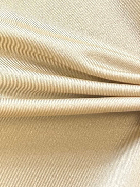 Latte Stretch Polyester Satin - Selbstvertrauen