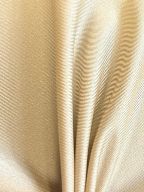 Latte Stretch Polyester Satin - Selbstvertrauen