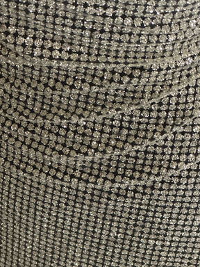 Elfenbeinfarbener Glitzertüll – Leigh