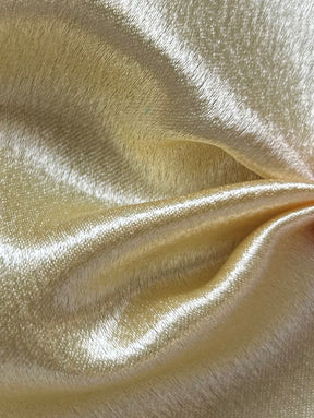 Zitronengelber Polyester-Krepp-Rückensatin – Desire