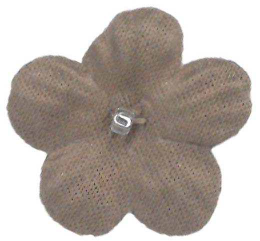 Satinblumen in Mittelbraun - M10 (Beutel mit 144 Stück)